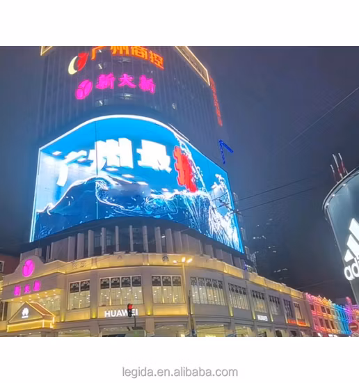 Pared de video LED de publicidad de alta definición 3D sin gafas Pantalla LED para exteriores impermeable 4K Ultra brillante P6 P8 P10