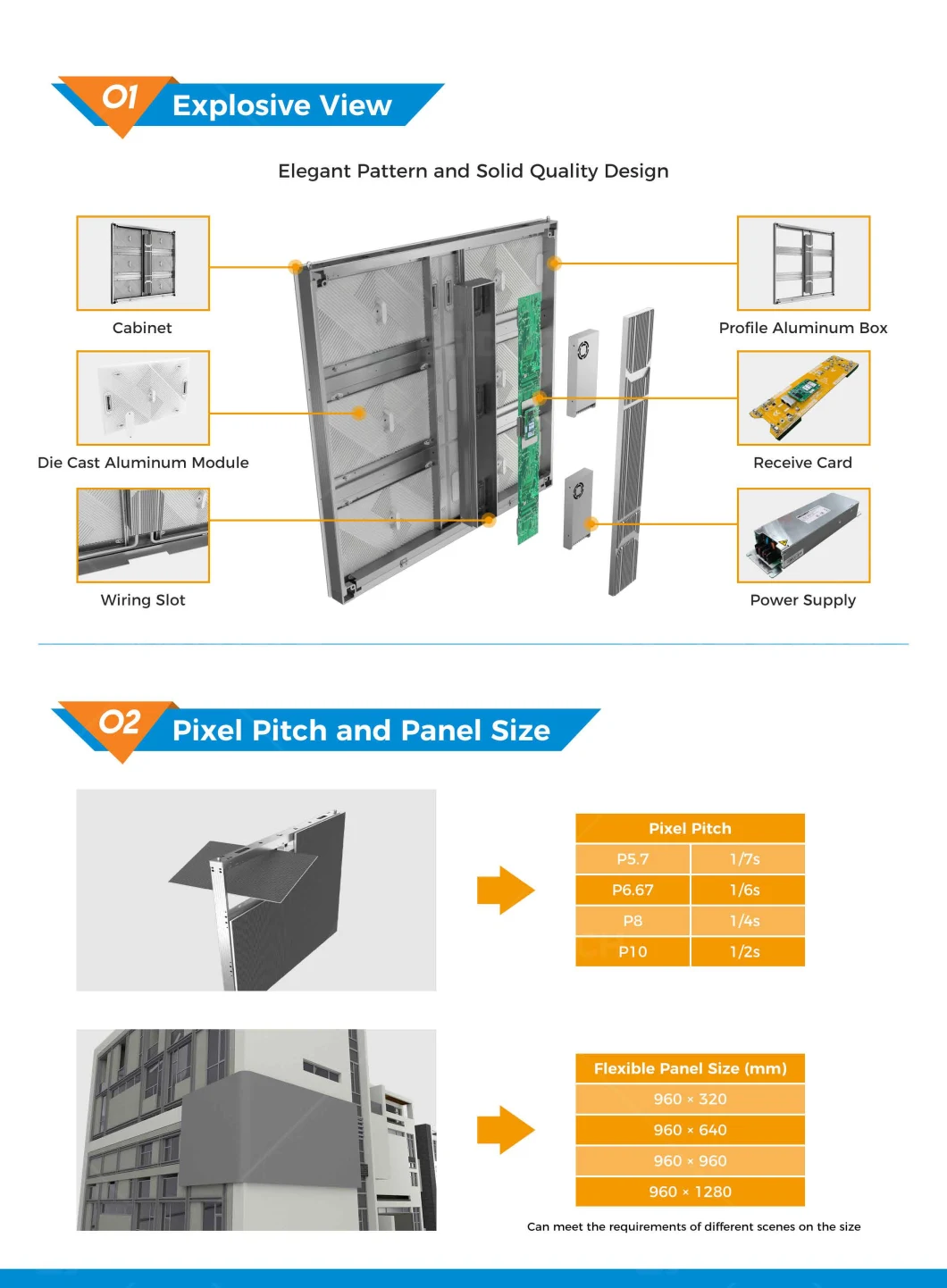 Glasses-Free 3D Outdoor Waterproof Large Wall Mount LED Display Panels 960X960 Cabinet P3 P4 P5 P6 P8 Digital Advertising Giant LED Screen