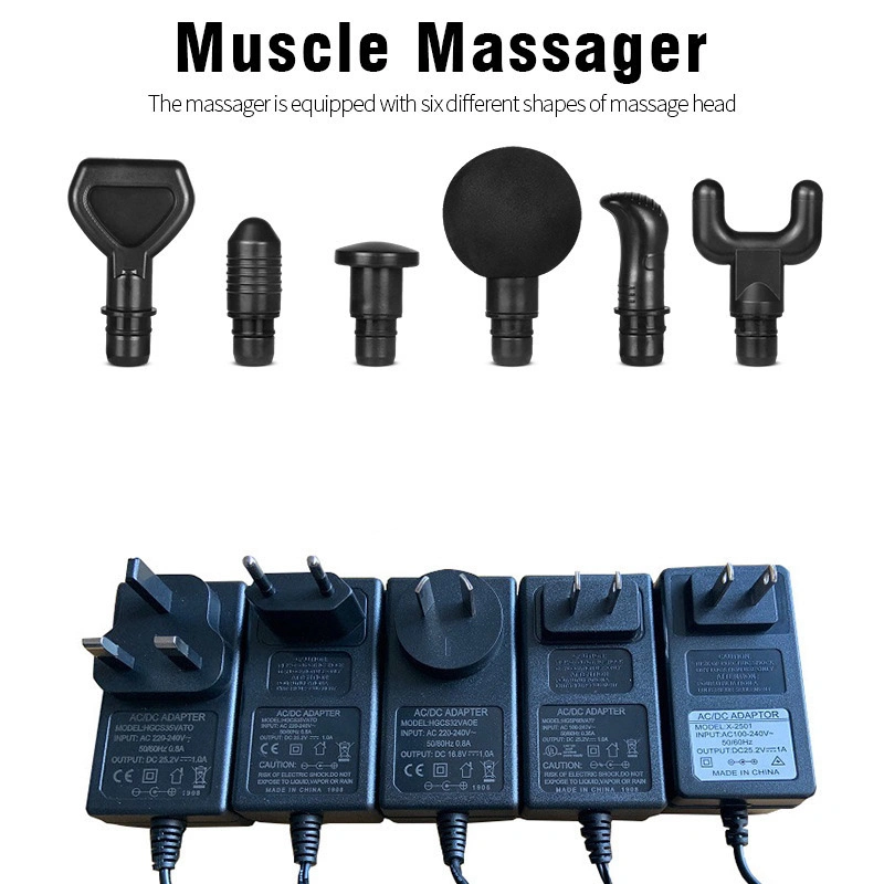 High Frequency Body Muscle Vibration Electronic Massage Gun with Display Screen