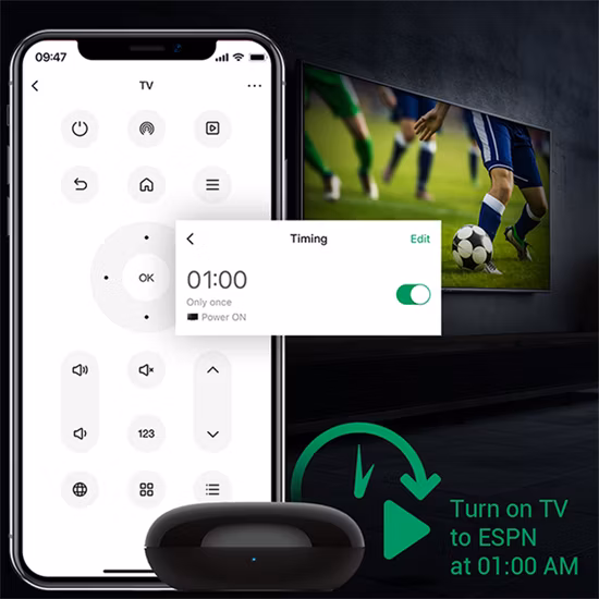 Controlador remoto de TV 3D inteligente dinámico