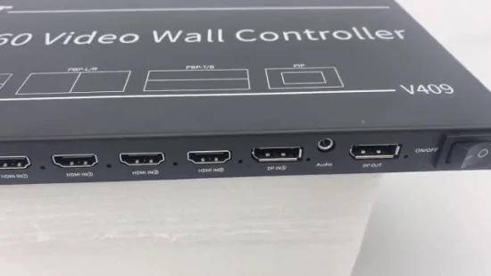 Nuevo producto popular de verano RS232 Control remoto 4K 8K TV 1X5 3X3 3X4 3X1 4K Video Wall Controller