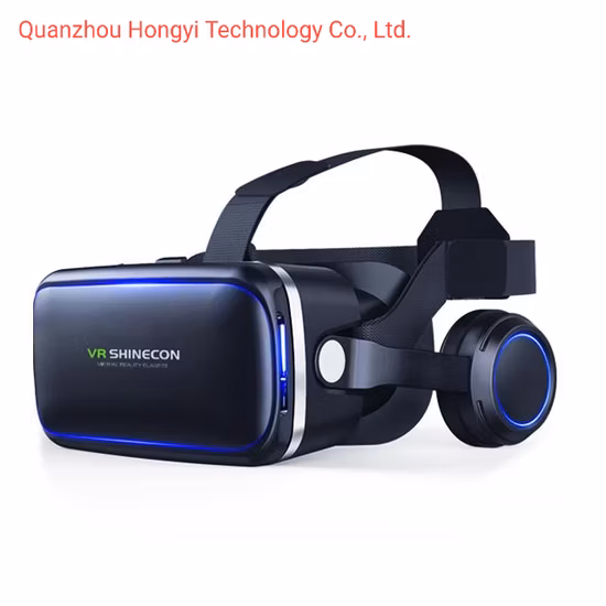 2022 nuevo producto auriculares 3D Vr gafas Realidad Virtual Shinecon Video gafas caja caja para Google cartón inteligente